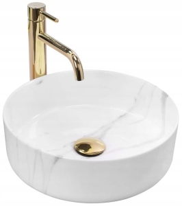 Umywalka SAMI MARBLE nablatowa