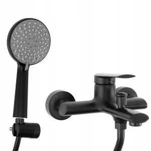 Bateria wannowa BUZZ czarna mat