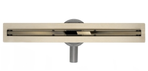 Odpływ liniowy NEO PRO SLIM MIRROR złoty szampański