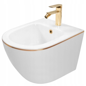 Bidet podwieszany CARLO złoty rant