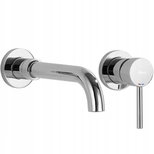Bateria umywalkowa LUNGO LONG chrom podtynkowa