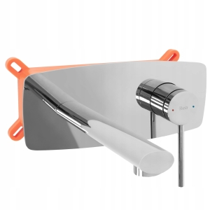 Bateria umywalkowa OVAL chrom podtynkowa