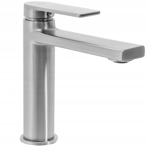 Bateria umywalkowa VERSO chrom mat niska