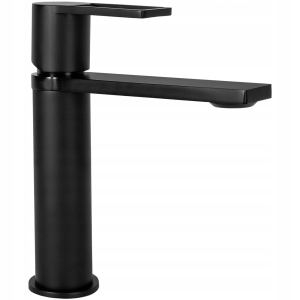 Bateria umywalkowa FLIP czarna mat niska