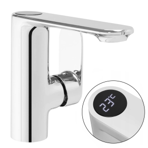Bateria umywalkowa MILS chrom niska