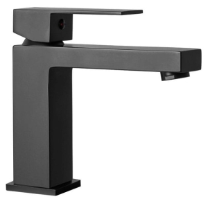 Bateria umywalkowa FENIX czarna mat niska