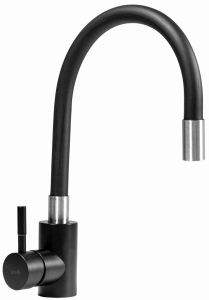 Bateria kuchenna CLEVER czarna mat chrom