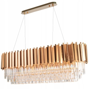 Lampa sufitowa 312355 złota żyrandol kryształowy