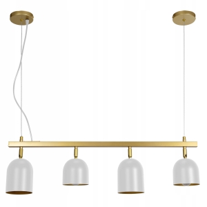 Lampa sufitowa APP1030 złota biały reflektor