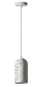 Lampa sufitowa APP996 biała betonowa lastryko