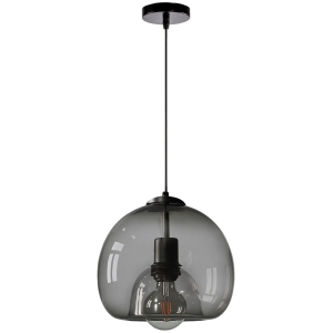 Lampa sufitowa APP1027 czarna szklana