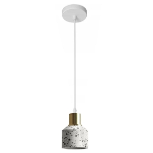 Lampa sufitowa APP931 biała betonowa lastryko