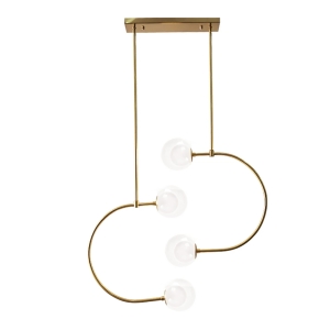 Lampa sufitowa APP639 złota szklane kule