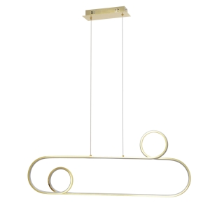 Lampa sufitowa APP809 LED złota