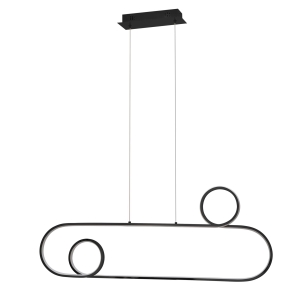 Lampa sufitowa APP808 LED czarna