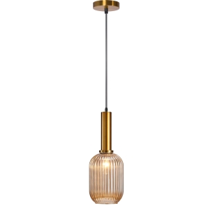 Lampa sufitowa APP458 pomarańczowa kryształowa