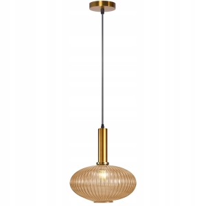 Lampa sufitowa APP464 pomarańczowa kryształowa