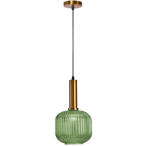 Lampa sufitowa APP462 zielona kryształowa