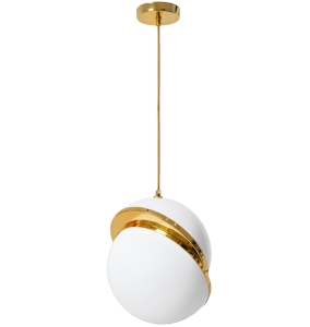 Lampa sufitowa APP481 złota biała