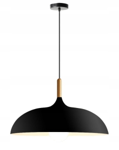 Lampa sufitowa APP178 ANZO czarna metalowa