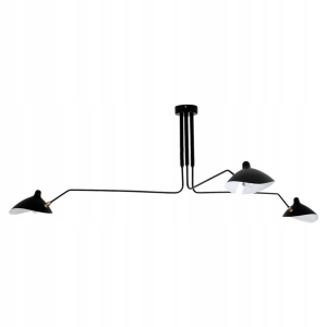 Lampa sufitowa APP569 czarna pająk