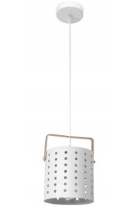 Lampa sufitowa APP957 biała ażurowa