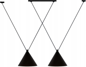 Lampa sufitowa APP548 czarna loft