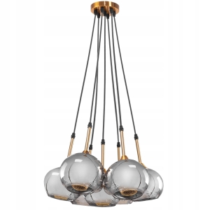 Lampa sufitowa APP898 złota szklane kule