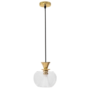 Lampa sufitowa APP902 złota szklana