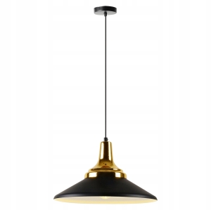 Lampa sufitowa APP292 czarna złota metal