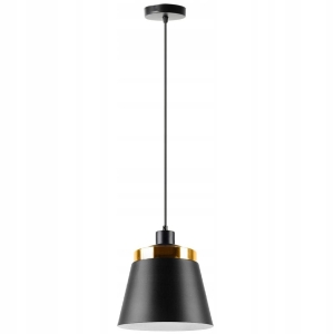 Lampa sufitowa APP293 czarna złota metal
