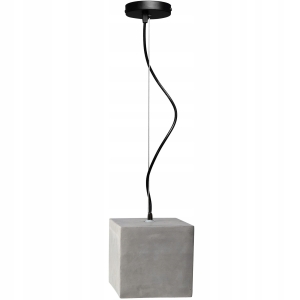 Lampa sufitowa APP490 szara betonowa