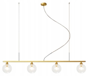 Lampa sufitowa APP675 złota szklane kule