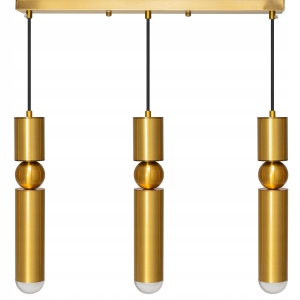 Lampa sufitowa APP471 złota punktowa