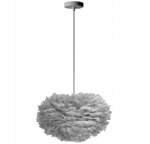 Lampa sufitowa APP334 szara pióra