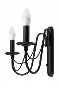 Lampa ścienna APP646 kinkiet czarny