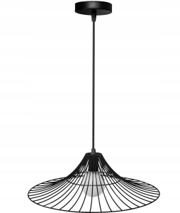 Lampa sufitowa APP500 czarna ażurowa