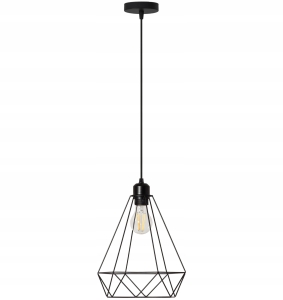 Lampa sufitowa 180986 RENO czarna loftowa