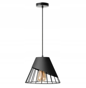 Lampa sufitowa APP227 czarna metalowa