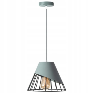 Lampa sufitowa APP229 szara metalowa