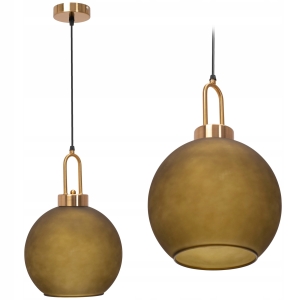 Lampa sufitowa APP627 złota szklana kula