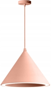 Lampa sufitowa APP301 LED różowa stożek