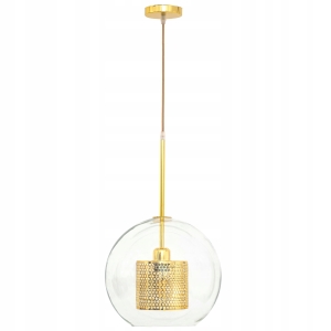 Lampa sufitowa APP556 złota szklana kula 30 loft
