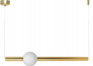 Lampa sufitowa APP477 LED złota biała kula