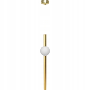 Lampa sufitowa APP475 LED złota biała kula