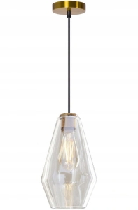 Lampa sufitowa APP438 złota szklana