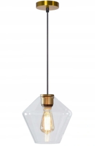 Lampa sufitowa APP440 złota szklana