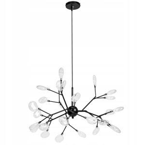 Lampa sufitowa APP590 czarna drzewko