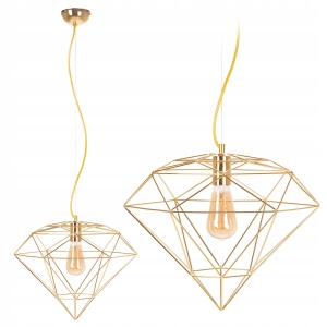 Lampa sufitowa APP562 DIAMENT złota loft 