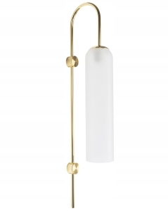 Lampa ścienna APP664 kinkiet złoty mleczny